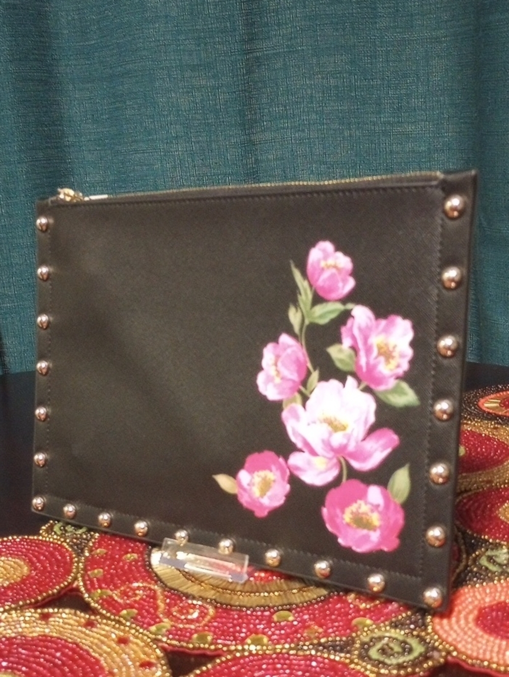 WHBM Floral Studded Wristlet - Picture 9 of 16